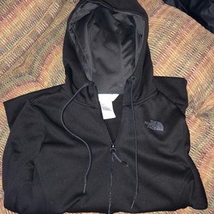 Northface zip-up hooded sweatshirt